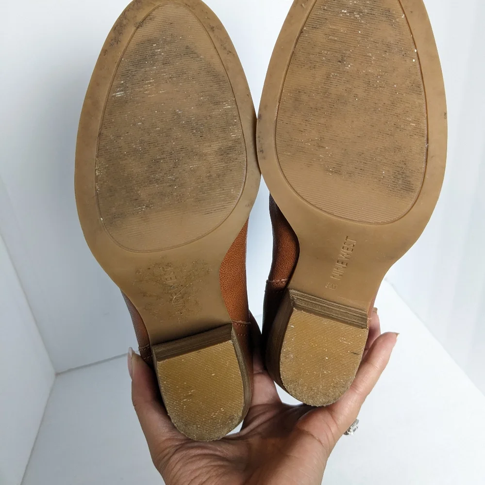 Nine west leather ankle boots